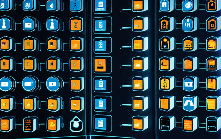 **
A digital fortress with multiple layers of security protocols (firewalls, access controls, encryption) protecting sensitive data symbolized by glowing icons (credit card, personal information). A diverse team of cybersecurity professionals monitors the system, highlighting the importance of data governance and risk management. The overall feel is secure, technologically advanced, and proactive.
**