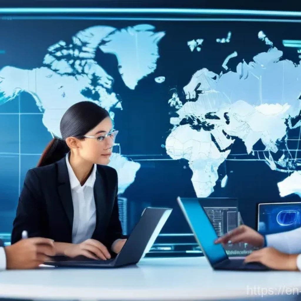 위험관리기술자 해외 취업 가능성 - **Prompt:** "A diverse group of professional risk management engineers, comprising individuals of va...